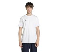 PUMA Hombre teamGOAL Casuals tee, Blanco (PUMA White-PUMA Black), S EU