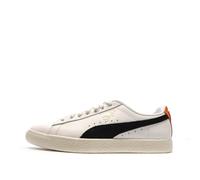 PUMA Hombre Zapatillas De Deporte Clyde Base, White/Black/Rickie Orange, 41 EU