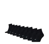 PUMA Hombres Mujeres UNISEX PACK DE 9 CUARTO LISO Negro Blanco Gris