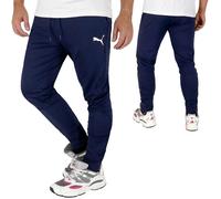PUMA Hombres Pantalón Entrenamiento Liga Tapered Navy Azul