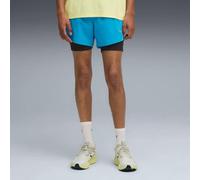 Puma Hombres Ultraweave 2In1 5In Short Laufbekleidung Pantalones Cortos Speed Blue - Azul L