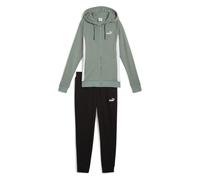 PUMA Hooded Sweat Suit TR cl, Abiti lavorati a maglia Mujer, Green Moon,