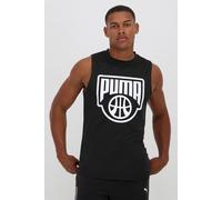 Puma Hoops - Negro - Camiseta Manga Corta Hombre talla M