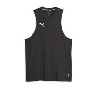 PUMA Hoops Team - Camiseta de tirantes para hombre, color negro/blanco, talla S