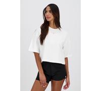 Camiseta PUMA x HYROX Cropped Oversized Lifestyle para mujer, Ropa, Blanco, XL