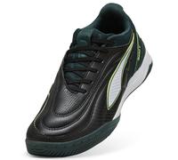 PUMA IBERO Futsal Boots Unisex, Calzado, Negro/Verde Terrain/Fizzy Light, 40.5 40.5
