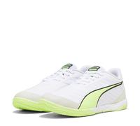 Puma IBERO IV, Zapatillas Deportivas Unisex Adulto, White-Speed Green Silver, 44 EU