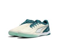 PUMA IBERO V - Tenis de fútbol Unisex SUGARED Almendra Blanca-Esmeralda Hielo-Menta Jelly Black, 8 UK, Almendra azucarada Puma White Emerald Ice Mint Jelly Puma Black, 42 EU