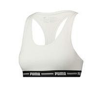 Puma Iconic Racer Back Bra 1P E-Com, Sujetador para Mujer, Blanco, Extra-Small