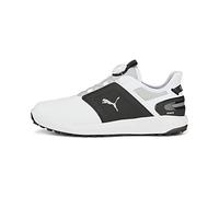 PUMA Ignite Elevate Disc, Zapatos de Golf Hombre, White Black Silver, 39 EU