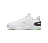 PUMA Ignite Elevate, Golf Shoe Hombre, White-Fluro Green PES Black, 42 EU
