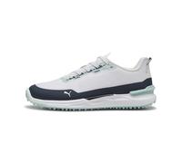 Puma Ignite Elevate X para Hombre, Puma Blanco-Azul Marino Oscuro-Menta Moderna, 47 EU