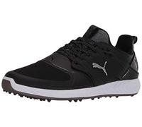 PUMA Ignite Pwradapt Caged, Zapatos de Golf Hombre, Negro Black Silver Black, 43 EU Ancho