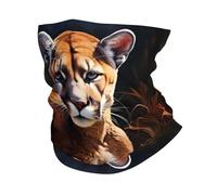Puma Impreso Calentador De Cuello Secado Rápido Pasamontañas Protección Solar Polainas De Cuello para Hombre Adulto Unisexo Pañuelo De Cabeza