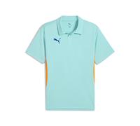 PUMA Individual Padel Polo Men, Ropa, Safe Lake/Vivid Azul/Heat Fire, S S
