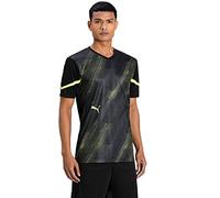 PUMA Individualcup Jersey Camiseta, Hombre, Puma Black-Yellow Alert, S