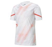 PUMA Individualcup Jersey Camiseta, Hombre, Puma White-Red Blast, S