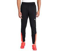 PUMA Individualfinal Training Pants Pantalones de Punto, Hombre, Black-Fiery Coral, M