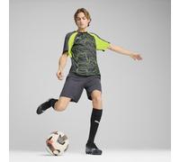 PUMA individualLIGA Graphic Jersey, Camisetas Hombre, Galactic Gray-Yellow Alert,
