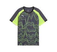 PUMA individualLIGA Graphic Jersey jr, Camisetas Niños, Galactic Gray-Yellow Alert,