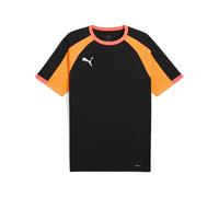 PUMA IndividualLIGA Jersey, Camisetas Hombre, PUMA Black-Heat Fire,