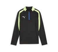 PUMA individualLIGA Quarter-Zip Top Youth, Ropa, Negro/Fizzy Apple, 15-16Y 15-16Y