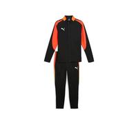 PUMA IndividualLIGA Tracksuit, Trajes de punto Hombre, PUMA Black-Heat Fire, M