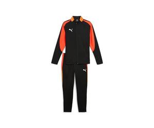 PUMA IndividualLIGA Tracksuit, Trajes de punto Hombre, PUMA Black-Heat Fire, S