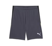 PUMA IndividualLIGA Training Shorts 2 (Open Pockets), Pantalones Cortos de Punto Hombre, Galactic Gray-Yellow Alert,