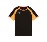 PUMA IndividualLIGAJersey Jr, Camisetas Unisex Niños, Black-Heat Fire, 140