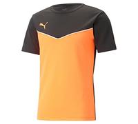 PUMA Individualrise Jersey Camiseta de fútbol, Hombre, Negro-Ultra Naranja, XL