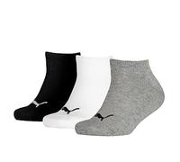 PUMA Invisible 3p, Calcetines, Niños, Gris (Grey/White/Black 803), 35-38
