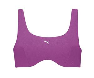 Puma Jaquard Scoop, Parte Superior del Bikini De Las Mujeres, Purple,