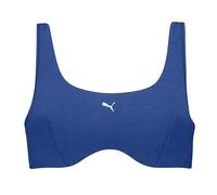 PUMA Jaquard Scoop Parte Superior del Bikini, Vivid Blue, XL De Las Mujeres