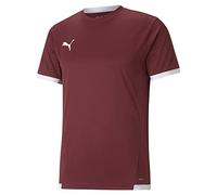 Puma - Jersey Teamliga para Hombre, Cordovan-Puma Blanco, XX-Large