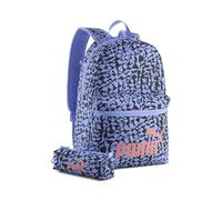 PUMA Juego de Mochila y Estuche Phase 20 l OneSize, Intense Lavender Animal AOP Purple