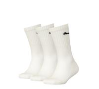 PUMA Junior Sport Socks Women (3-Pack), Ropa, Blanco, 31-34 31-34