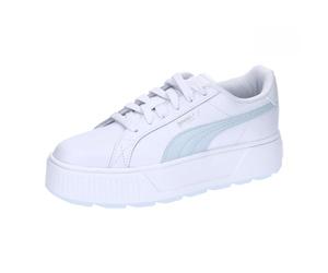 PUMA Karmen L, Sneaker Mujer, White Dewdrop Silver Blue Metallic, 40 EU