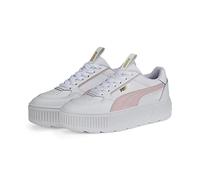 PUMA Karmen Rebelle, Zapatillas de Tenis Mujer, White-Almond Blossom, 40 EU