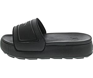 PUMA Karmen Slide, Botas de fútbol Mujer, Black, 35.5 EU