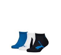 PUMA Kids Bwt Sneaker Calcetines para zapatillas, azul marino/blanco/azul fuerte - nuevo, 23-26 Unisex niños