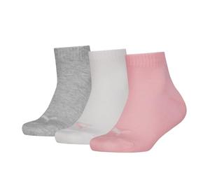 PUMA Kids Plain Quarter Calcetín Unisex niños (Pack de 3)