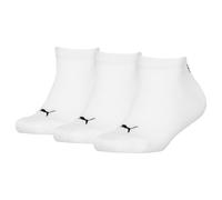 PUMA Kids Plain Sneaker Calcetines para zapatillas, Blanco, 35-38 Unisex niños