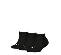 PUMA Kids Plain Sneaker Calcetines para zapatillas, Negro, 35-38 Unisex niños