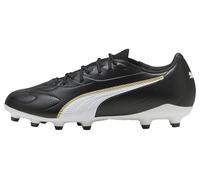 PUMA King 20 Match FG/AG JR - Tenis de fútbol, Color Negro y Blanco, Talla 1.5 de Reino Unido, Puma Negro Puma Blanco Puma Oro, 34 EU