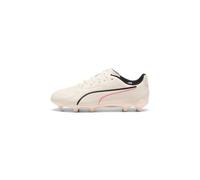 Puma King 20 Play FG/AG JR - Tenis de fútbol, Color Negro Almendra SUGARED Ultra Red, Talla 13 de Reino Unido