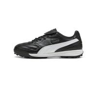 PUMA Tenis de fútbol King Liga TT Unisex Negro, Plateado y Blanco Talla 9.5 Reino Unido (EU 44)