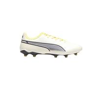 PUMA King Match FG/AG, Zapatillas de Fútbol Unisex Adulto, Alpine Snow Asphalt Yellow Blaze, 41 EU
