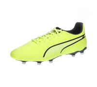 PUMA King Match Fg/Ag, Zapatillas de Fútbol Unisex adulto, Electric Lime Puma Black, 44.5 EU