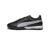 PUMA King Match TT, Soccer Shoe Unisex Adulto, Black White, 41 EU
